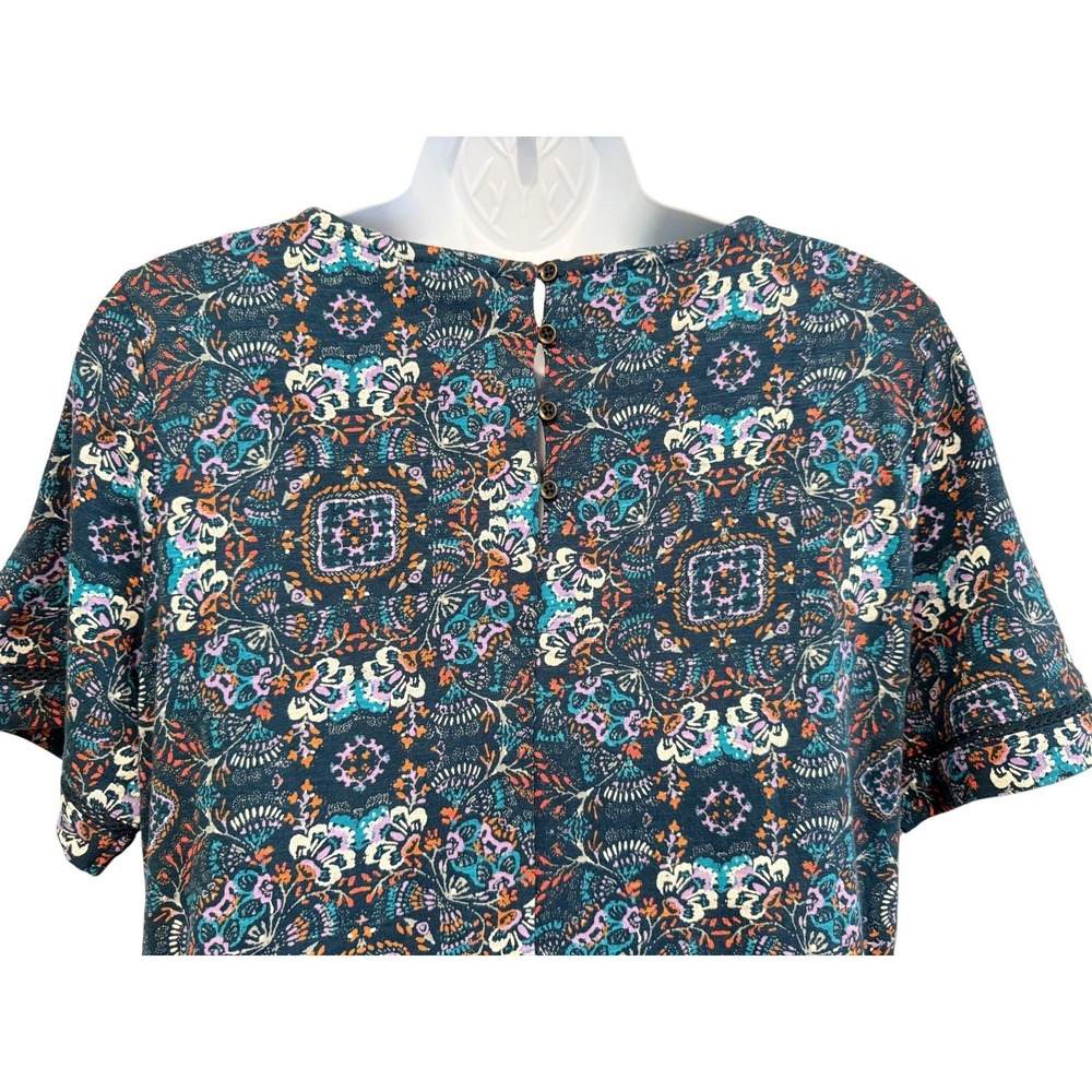 NWT Fat Face Simone Dress 6 Mirrored Jersey Teal UK 10 Pockets Boho - Picture 11 of 16